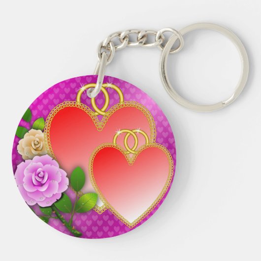 Porte-clés Saint-Valentin-Coeur-20362 (Dos)