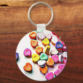 Porte-clés Saint Valentin Coeurs bonbons (Recto)