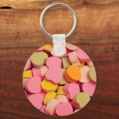 Porte-clés Saint Valentin Coeurs bonbons (Recto)