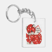 Porte-clés Saint Valentin Cute Kitten (Devant gauche)