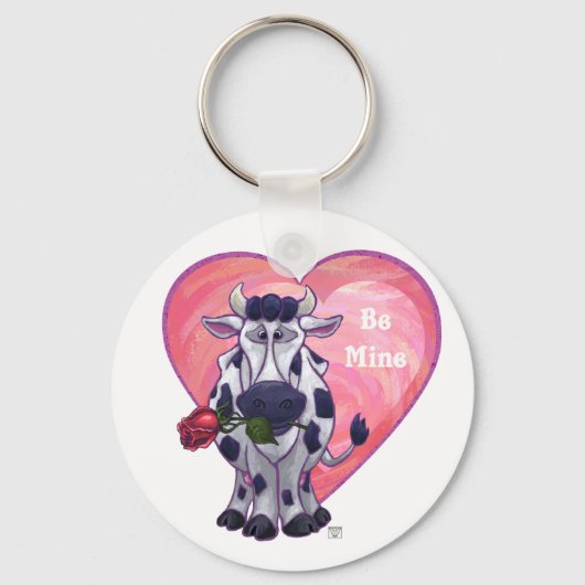 Porte-clés Saint Valentin de la vache (Recto)