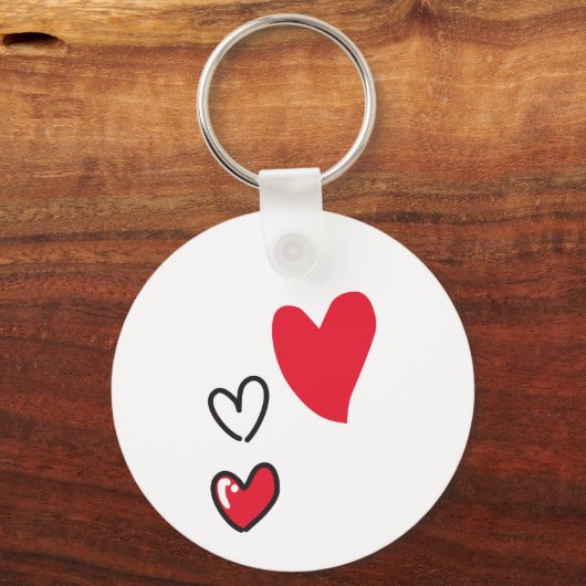 Porte-clés Saint Valentin, Mlle vous (Verso)