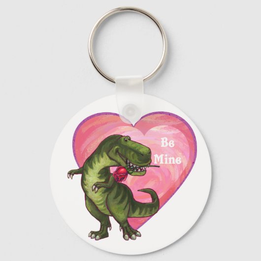 Porte-clés Saint Valentin Tyrannosaurus (Recto)