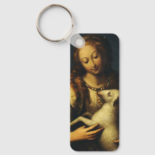 Porte-clés Sainte Agnès par Orsola Maddalena Caccia