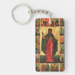 Porte-clés Sainte Anastasia la Délivrance Art Byzantin