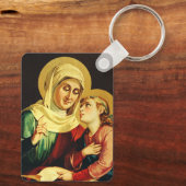 Porte-clés Sainte Anne et Vierge Marie (Verso)