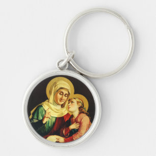 Porte-clés Sainte Anne et Vierge Marie