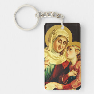 Porte-clés Sainte Anne et Vierge Marie