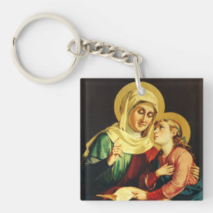 Porte-clés Sainte Anne et Vierge Marie