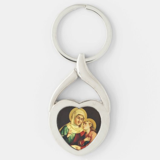 Porte-clés Sainte Anne et Vierge Marie (Devant)