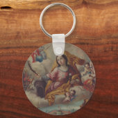 Porte-clés Sainte-Barbe vierge et martyre (Recto)