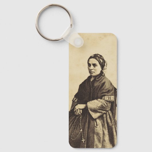 Porte-clés Sainte Bernadette Soubirous Beaux-Arts (Recto)
