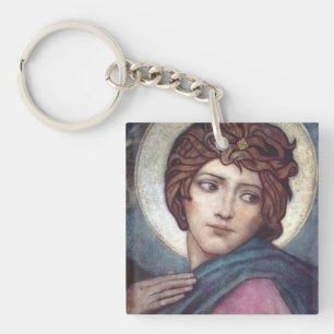 Porte-clés Sainte Brigitte de Kildare Art sacré celtique