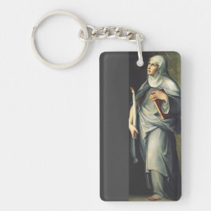 Porte-clés Sainte Brigitte de Suède Mystique médiévale