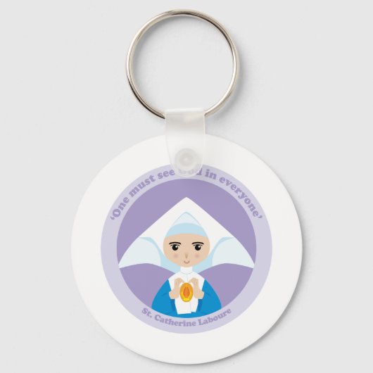 Porte-clés Sainte Catherine Laboure (Recto)