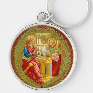 Porte-clés Sainte Cécile de Rome (SNV 36)