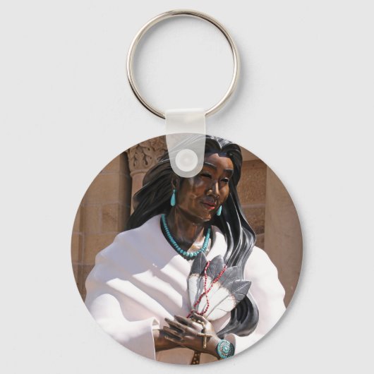 Porte-clés Sainte Kateri Tekakwitha (Recto)