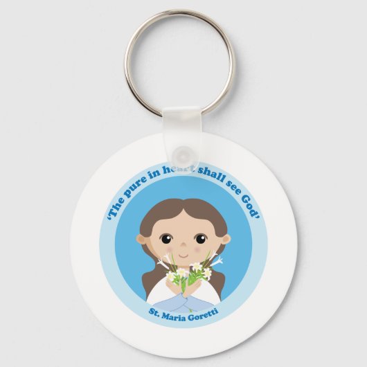 Porte-clés Sainte-Maria Goretti (Recto)