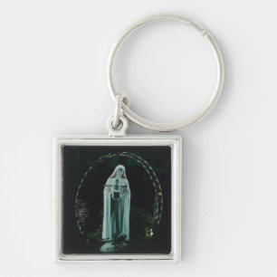 Porte-clés Sainte Mère Marie et Bébé Jésus chrétien
