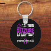 Porte-clés Saisie de sensibilisation à l'épilepsie Guerrier é (Recto)