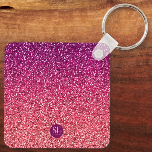 PORTE-CLÉS SAISISSEZ DEPUIS LA NAISSANCE PARTIES SCINTILLANT (Verso)