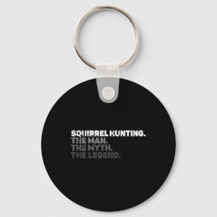 Porte-clés Saison Chasse aux écureuils Saison Chasse Vintage