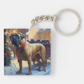 Porte-clés Saison de Noël de Bullmastiff (Dos)