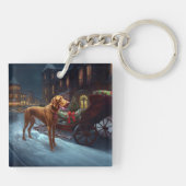 Porte-clés Saison de Noël de Vizsla (Dos)