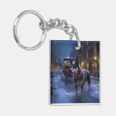 Porte-clés Saison de Noël des bovins australiens (Devant gauche)