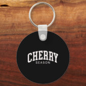 Porte-clés Saison des cerises Graphique mignon de verger de f (Recto)