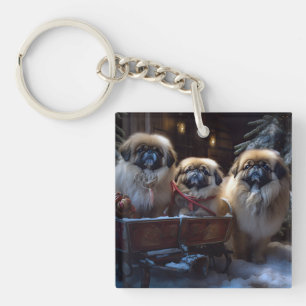 Porte-clés Saison des fêtes de Noël de Pékin