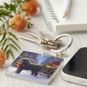 Porte-clés Saison des fêtes de Noël des canicules (Devant Droit)