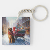 Porte-clés Saison festive de Noël de Setter en Irlande (Dos)