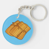 Porte-clés Saison mexicaine authentique de Tamales (Dos)