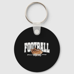 Porte-clés Saison Touchdown Foot américain Maman Jour de Matc