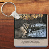 Porte-clés Saisons de notre vie Inspirationnelle (Recto)