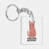 Porte-clés Sakura Fleurs Chat Sentiment de Bloomie (Devant gauche)