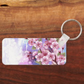 Porte-clés Sakura rose sur la peinture Arrière - plan (Recto)