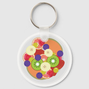 Porte-clés Salade de fruits