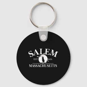 Porte-clés Salem La Ville Des Sorcières Machusetts Ma Vintage