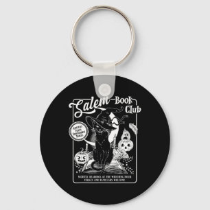 Porte-clés Salem Witch Bookish Retro Halloween Blac