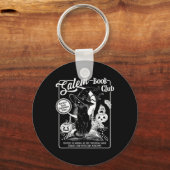 Porte-clés Salem Witch Bookish Retro Halloween Blac (Recto)