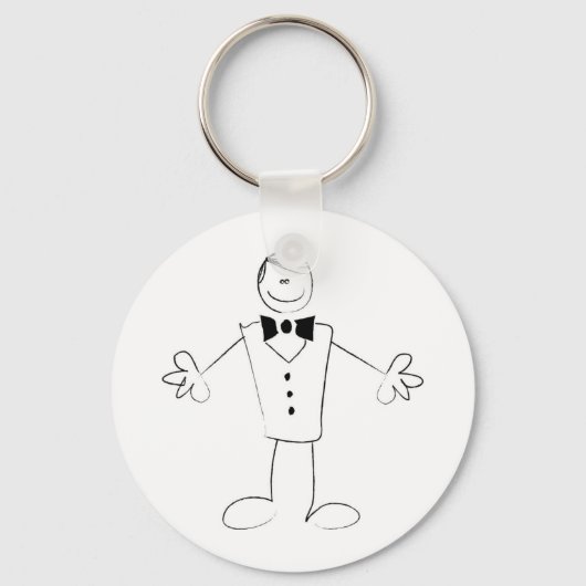 Porte-clés Salle De Bain Avec Bras Ouverts (Recto)