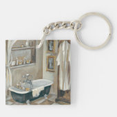Porte-clés Salle de bains française neutre (Dos)