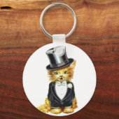 Porte-clés Salle de chat (Recto)