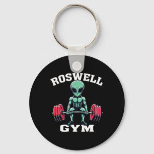 Porte-clés Salle de sport extraterrestre drôle Ufo Roswell mu