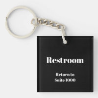 Salle de toilettes Retour à la suite Numéro noir e