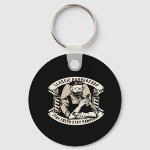 Porte-clés salon de barbier classique séjour frais séjour bea