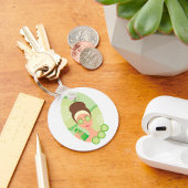 Porte-clés Salon de beauté facial Spa au concombre