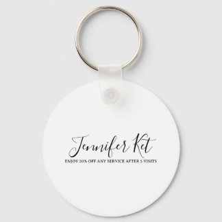 Porte-clés Salon spa business discount offer website visits a